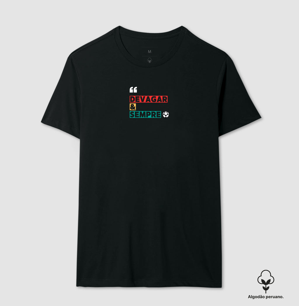 Camiseta Devagar & Sempre Futevôlei Algodão Peruano