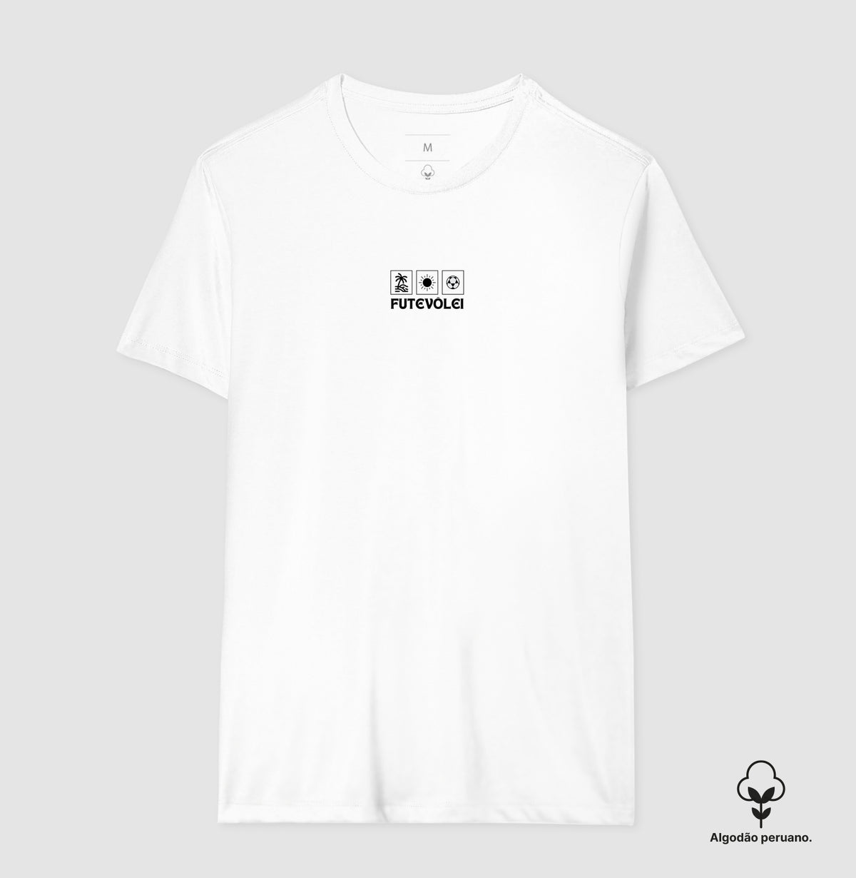 Camiseta Verão em 3 Atos Futevôlei Algodão Peruano
