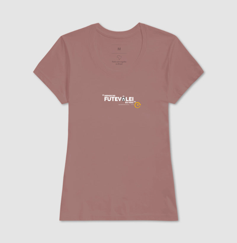 Camiseta Depois do Futevôlei Eu Vou