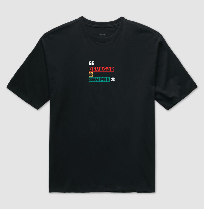 Camiseta Oversized Devagar & Sempre Futevôlei