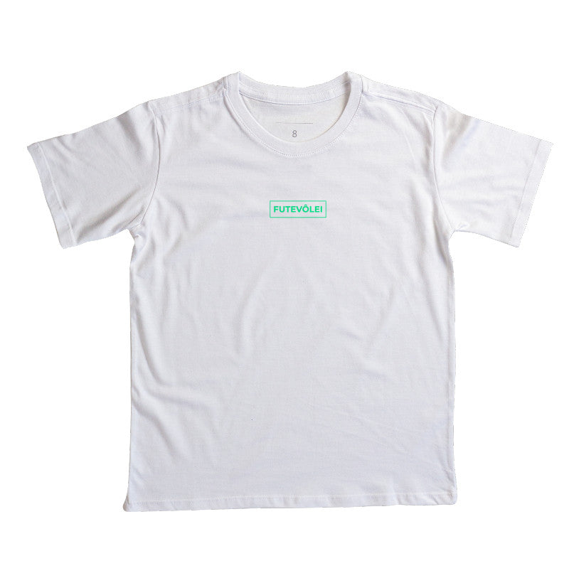 Camiseta Infantil Futevôlei Verde Neon