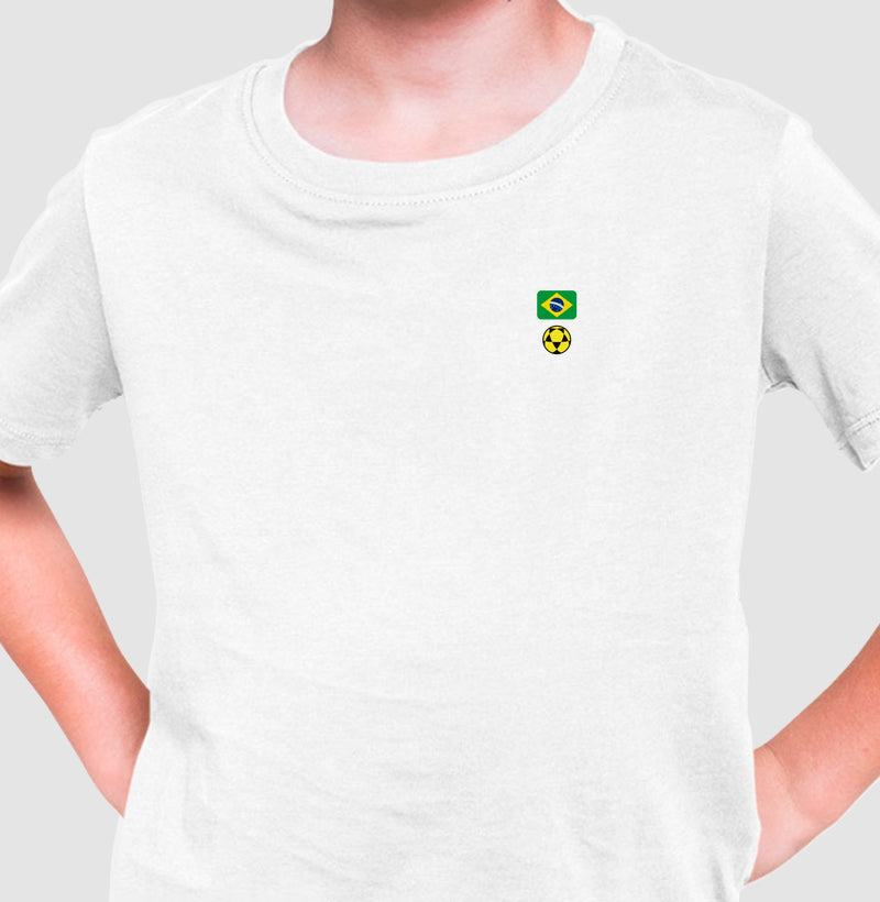 Camiseta Infantil Brasil Futevôlei